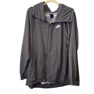 Nike Womens Gray Full-Zip  Jacket 2X